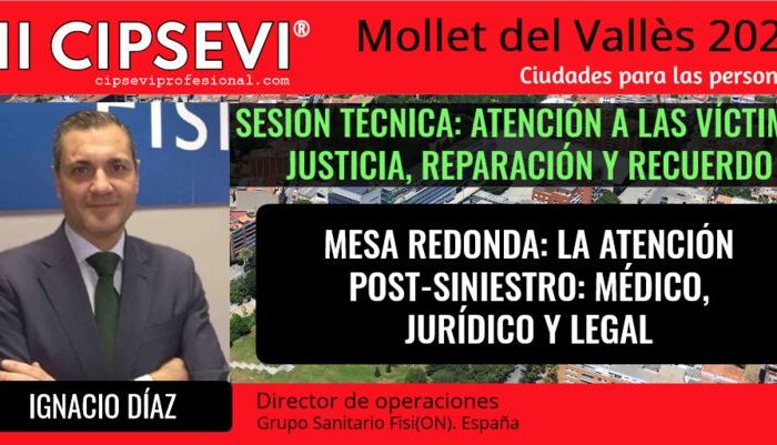 Grupo Sanitario Fisi(ON) participa en el III Congreso CIPSEVI de Atención a las Victimas de Accidentes de Tráfico