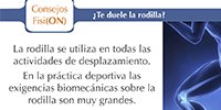 Consejos Fisi(ON) para el dolor de rodilla